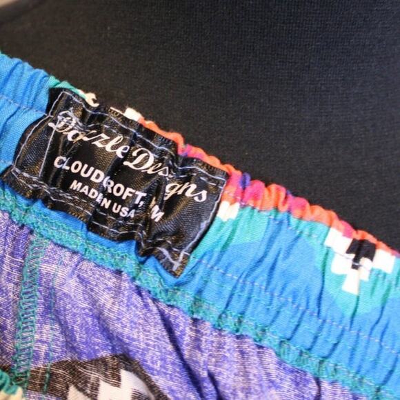 Dazzle Designs Maxi Peasant Skirt Striped Tribal Print South Western - Picture 5 of 5